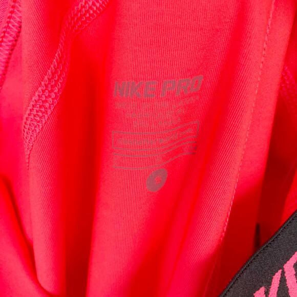 Nike Pro Hypercool Neon Coral Leggings Sz S - Picture 2 of 8